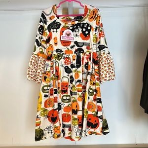 Little girls dress size 6. NWT. Jelly the Pug. Halloween